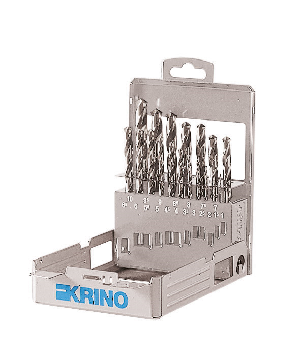 KRINO ASSORTIMENTO PUNTE RETTIFICATE DIN338 1-13X0,5 25PZ