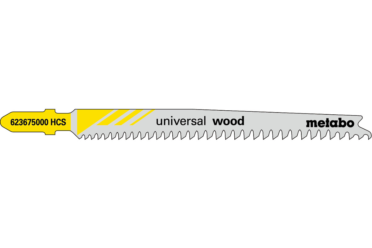 METABO "UNIVERSAL WOOD" 5 LAME PER SEGHETTO ALTERNATIVO PER LEGNO