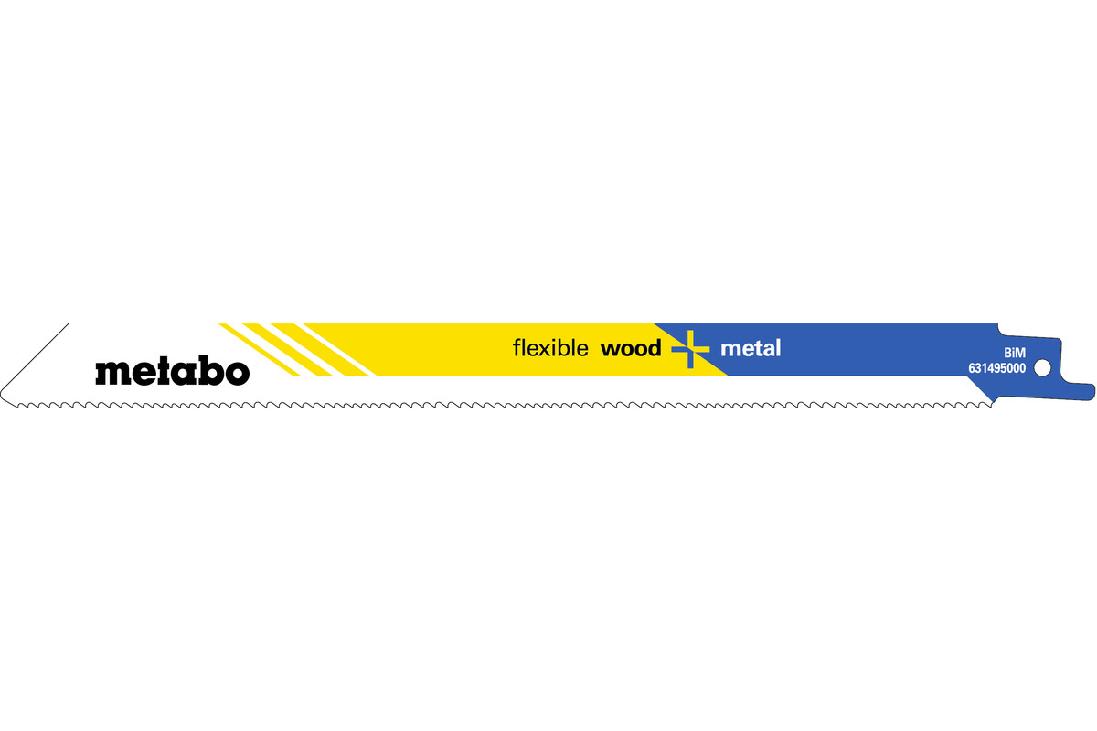 METABO "FLEXIBLE WOOD + METAL" 5 LAME PER SEGHE DIRITTE