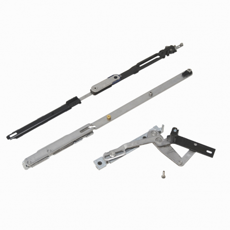 MASTER "WHEEN" KIT CERNIERA INFERIORE E BRACCIO SUPERIORE CORTO PER ANTE DA 671 A 1.700mm PER ANTA RIBALTA