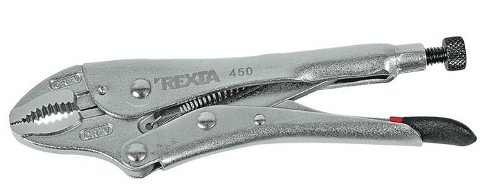REXTA 450 PINZA A BECCHI CURVI CON TAGLIACAVI 180mm