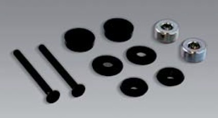MEDAL "4A" FISSAGGIO SINGOLO PER MANIGLIONI PER PORTE IN LEGNO, PVC E ALLUMINIO REGOLABILE DA 45mm A 70mm