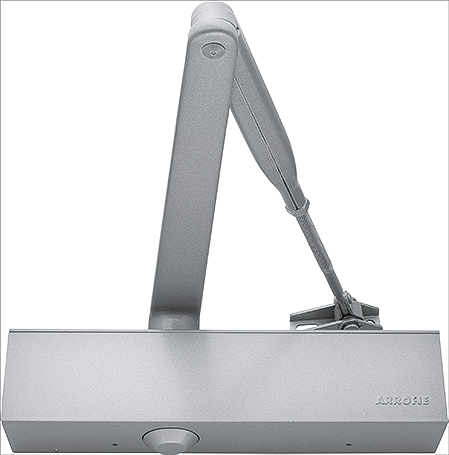 HOPPE "AR9200" CHIUDIPORTA CON BRACCIO A COMPASSO PER ANTE FINO A 1.400mm FORZA 2-6